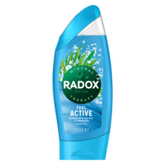 Picture of Radox Shower Gel Feel Active 225ml x6